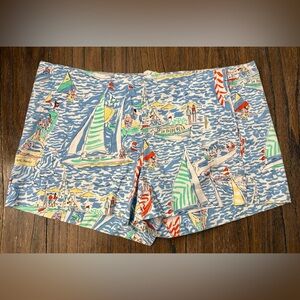 Lilly Pulitzer Multicolor Nautical Print Shorts